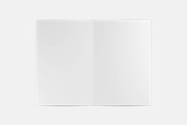 Beyaz bir arka planda - 3d render bir broşür kadar alay