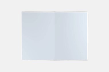 Beyaz bir arka planda - 3d render bir broşür kadar alay