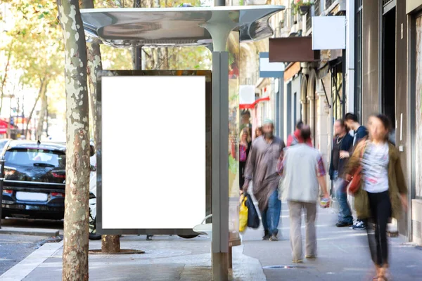 Fingere di una pubblicità all'aperto cartellone pubblicitario — Foto Stock