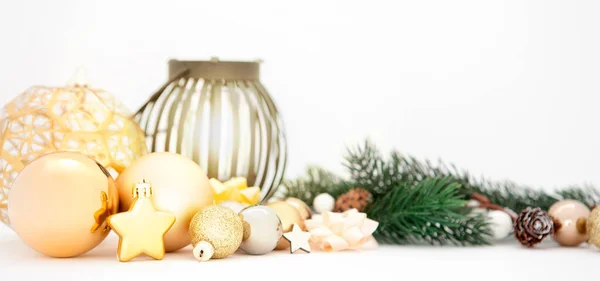 Vánoční pozadí s ornamentem a lehkou atmosférou — Stock fotografie