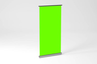 Toplaması Reklam Banner Mockup - 3d render