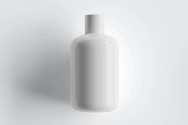 Beyaz kozmetik konteynır modeli