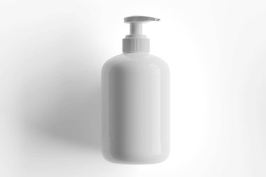 Şişe kozmetik maketi - 3D görüntüleme