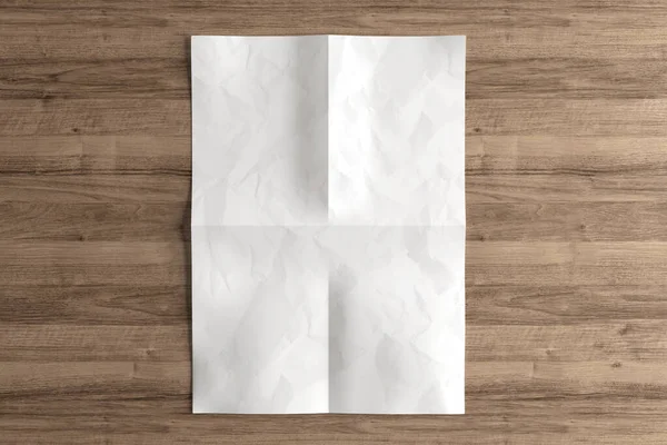 Paper Sheet Mockup — Stock Photo, Image