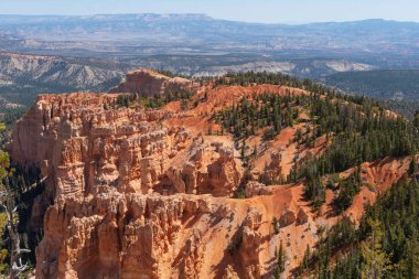 Hoodoos gökkuşağı noktadan, Bryce Canyon Milli Parkı, Utah