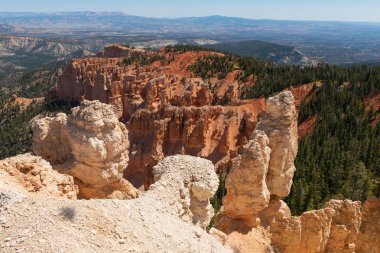 Hoodoos gökkuşağı noktadan, Bryce Canyon Milli Parkı, Utah