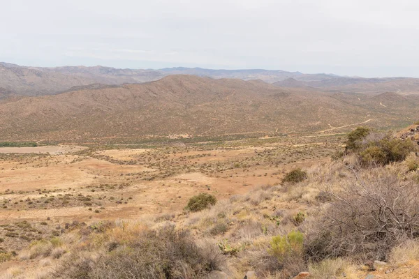 Dağ Çöl Vista Günbatımı Noktası Arizona — Stok fotoğraf