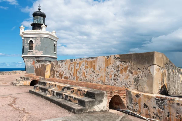 Nöbetçi kulesi, Castillo del Morro. — Stok fotoğraf