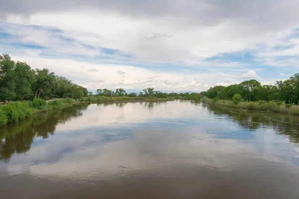 Rio Grande nuvens de tempestade — Fotografia de Stock