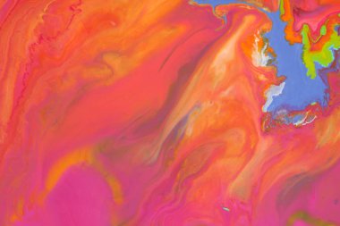 Renkli lekeleri. Arka plan. Mermer doku. Akrilik renkler.