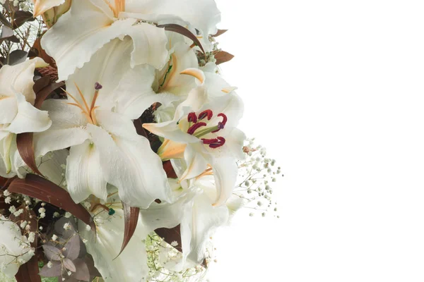 Flower Bouquet Background Lily — Stock Photo, Image