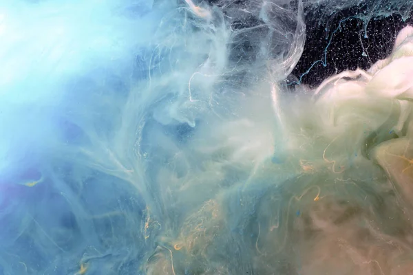 Акриловые Краски Воде Чернильное Пятно Абстрактный Фон — стоковое фото