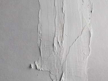 Gri boş duvar gri fırça darbesi. Arka plan.