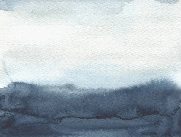 抽象的な水彩 インクのしみの背景を描いた風景します テクスチャ ペーパー — ストック写真