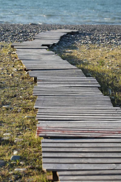 海への木製の通路 — ストック写真