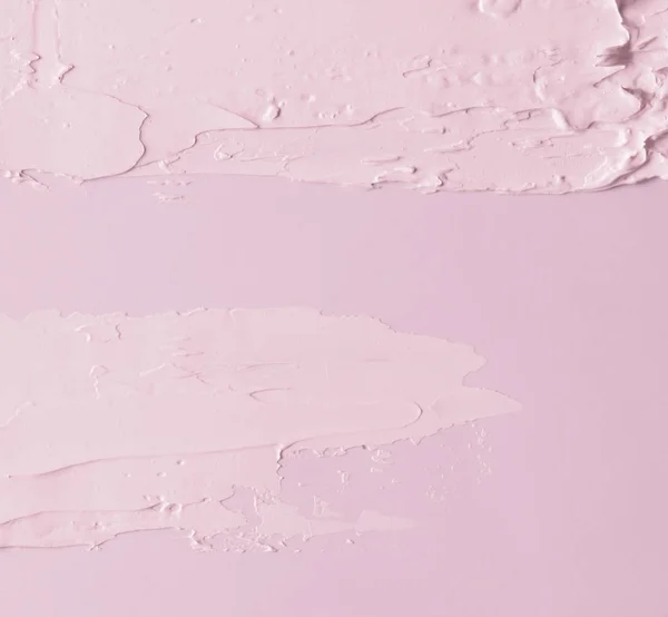 Coup Pinceau Rose Sur Mur Vide Texture Abstraite Fond — Photo