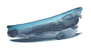 Soyut suluboya fırça darbeleri arka plan boyalı. İzole.