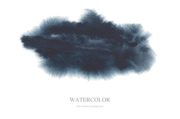 Abstract watercolor and ink blot painted background. Isolated. — Stock Photo, Image