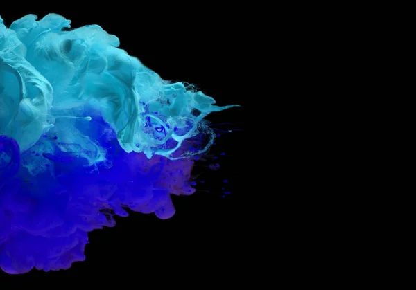 Ακρυλικά χρώματα στο νερό. Κηλίδα μελανιού. — Φωτογραφία Αρχείου