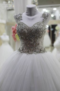 Düğün salonunun vitrini. 