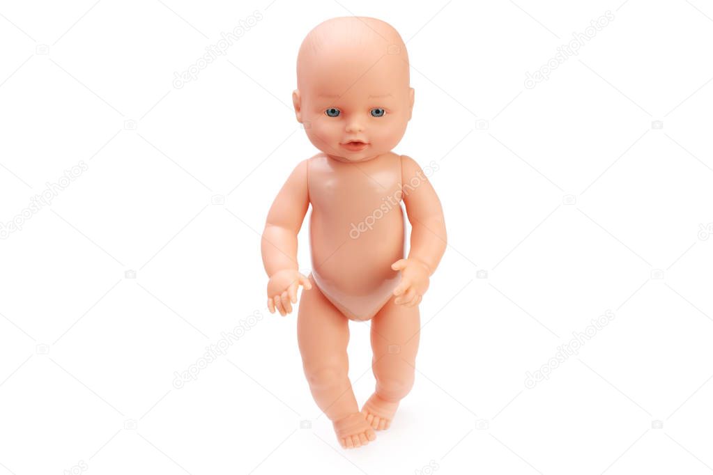 baby doll isolated in white