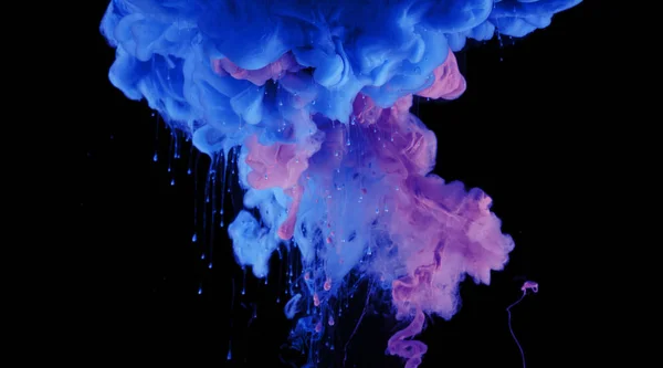 Acrylic colors in water. Ink blot. — Stock Photo, Image