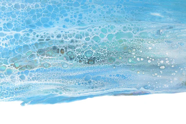 Marmor konsistens. Akrylfärger blå blots. Abstrakt bakgrund. — Stockfoto