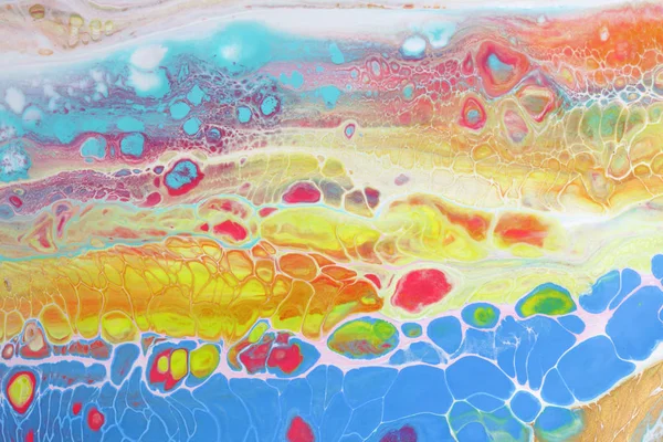 Textura de mármol. Colores acrílicos. Manchas de colores. Respaldo abstracto —  Fotos de Stock