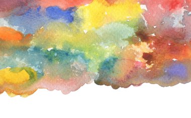 Soyut suluboya boyalı arka plan. Kağıt dokusu. Izole.