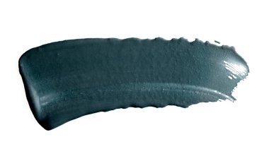 Akrilik renk fırça darbesi. İzole.