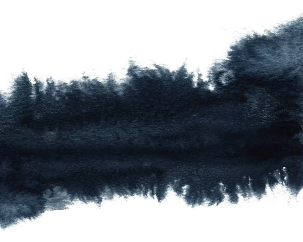 Abstrakcja akwarela krajobraz blot malowane tło. Tekstura p — Zdjęcie stockowe