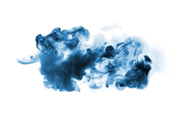 smoke isolated on white  clipart
