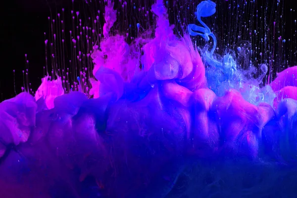 Acrylic colors in water. Ink blots. Abstract background. — Stock Photo, Image