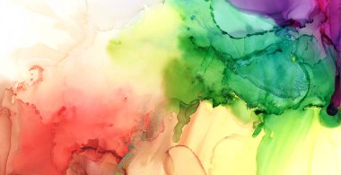 Sanat soyut boya arka planı siliyor. Alkol mürekkebi renkleri. Mermer dokusu. Yatay uzun pankart