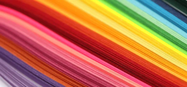 Astratto Gradiente Arcobaleno Colore Onda Arricciacapelli Striscia Sfondo Carta Modello — Foto Stock