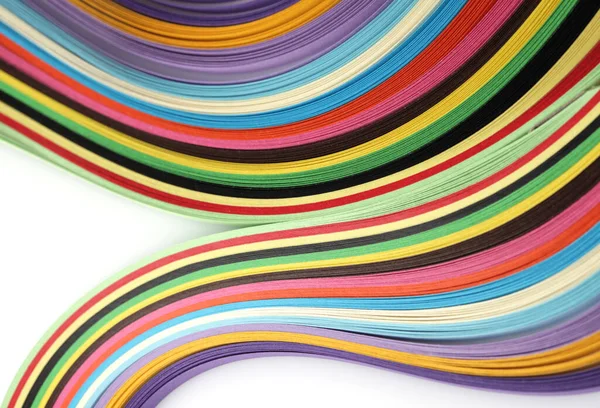 Abstract Color Rainbow Line Strip Paper Background — Stock Photo, Image