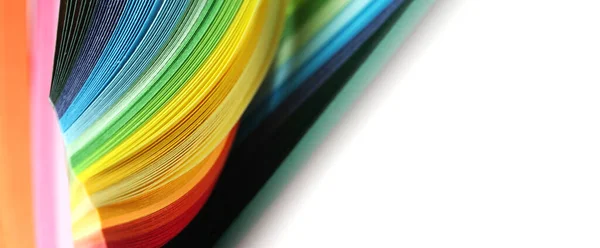 Astratto Gradiente Arcobaleno Colore Onda Arricciacapelli Striscia Sfondo Carta Bandiera — Foto Stock