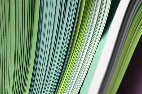 Soyut Yeşil Renk Dalgası Kıvrımlı Şerit Kağıt Arka Plan Zler — Stok fotoğraf