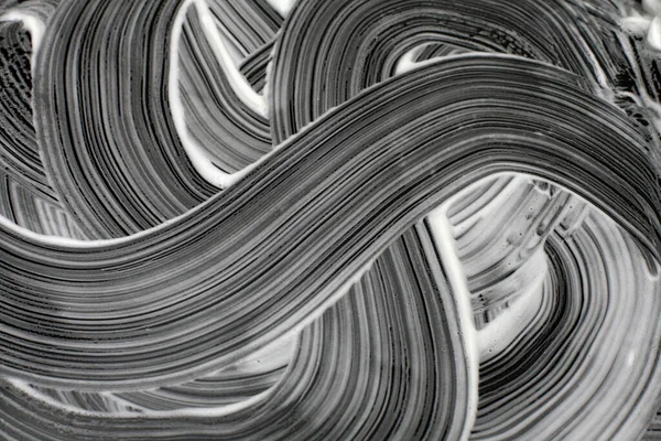 Λεκέδες Από Αφρώδη Κύματα Στη Μαύρη Επιφάνεια Αφηρημένη Υφή Grunge — Φωτογραφία Αρχείου