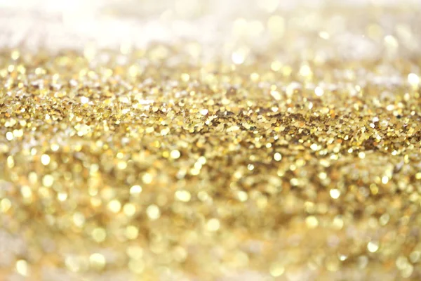 Gold Bronze Glitter Shine Dots Confetti Abstract Light Blink Sparkle — Stock Photo, Image