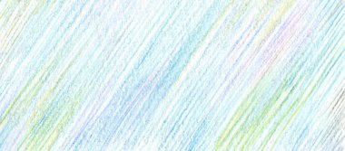 Color pencil  line stroke. Abstract background. Horizontal long banner. clipart