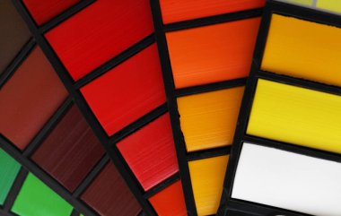 Suluboya boya gökkuşağı paleti. Soyut renk arkaplanı. Yumuşak odak.