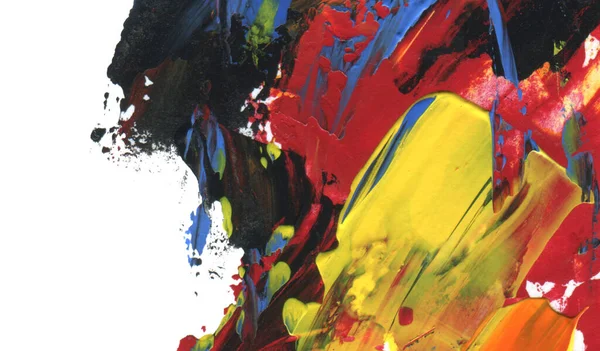 Абстрактная Акриловая Акварельная Живопись Цвет Фона Текстуры — стоковое фото