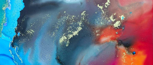 Marmorstruktur Konst Abstrakt Färg Blottar Bakgrunden Färgämnen Med Alkoholfärg — Stockfoto