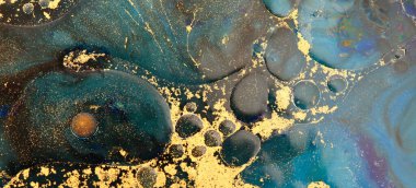 Soyut arkaplan. Mermer desenli leke. Su ve yağda akrilik rengi.