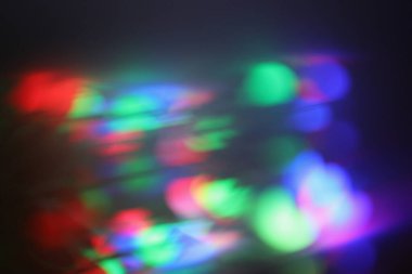 Sis Soyut Bulanık yumuşak odak yanıp sönen ışık fotokopi alanı arkaplanı. Işık ve gölge ışınları kırılması.