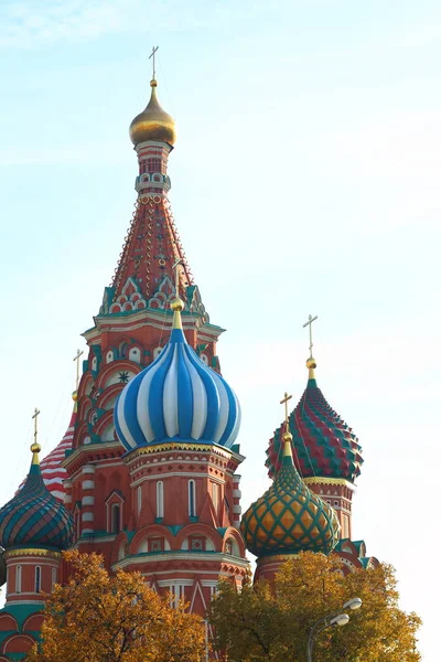 Basilika Katedralen Röda Torget Moskva — Stockfoto