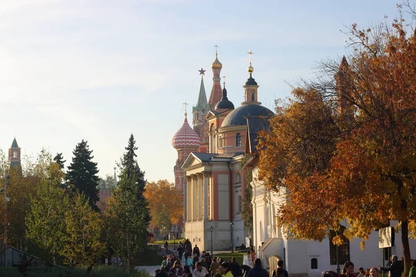 Zaryadye Park. Moskova Kremlin görünümünü