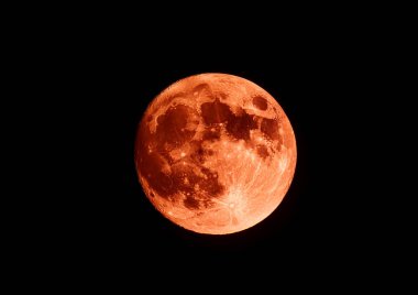 the moon is the lunar symbol. blood moon
