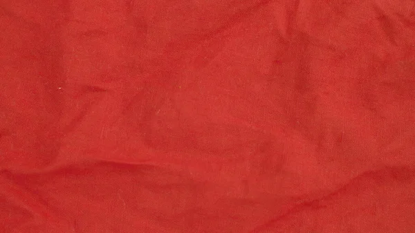 Подходят Красная Льняная Ткань Текстура Текстильный Фон Макросъемка Камера Медленно Лицензионные Стоковые Изображения